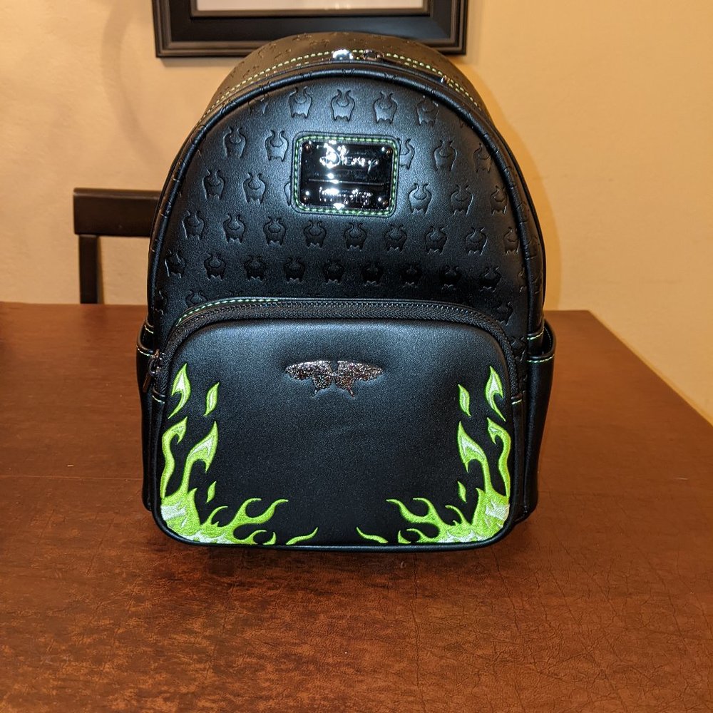 Exclusive Maleficent All Over Print Fire Loungefly Backpack